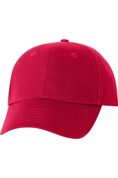 Valucap Chino Cap In Red