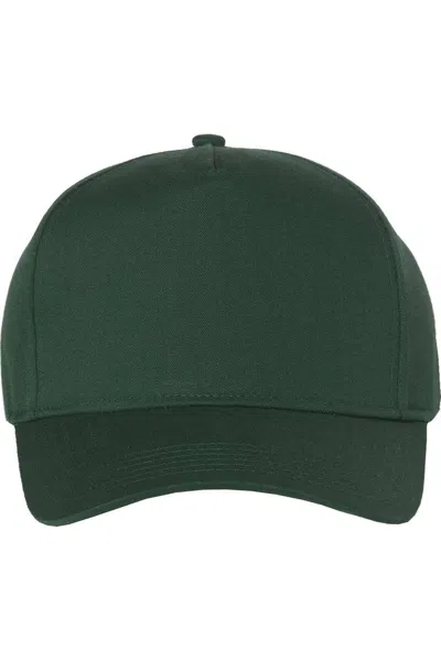 Valucap Five-panel Twill Cap In Black