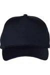 Valucap Five-panel Twill Cap In Black