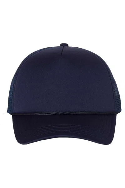 Valucap Foam Mesh-back Trucker Cap In Blue