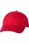 Valucap Lightweight Twill Cap In Red