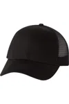 Valucap Mesh-back Trucker Cap In Black