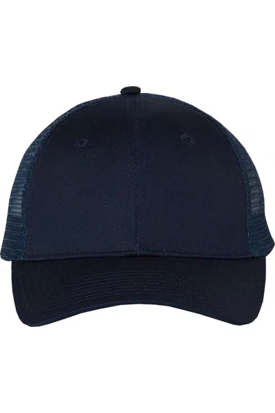 Valucap Mesh-back Trucker Cap In Blue