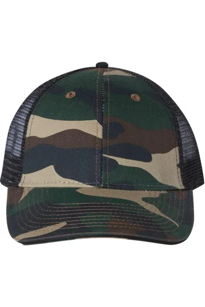 Valucap Sandwich Trucker Cap In Black