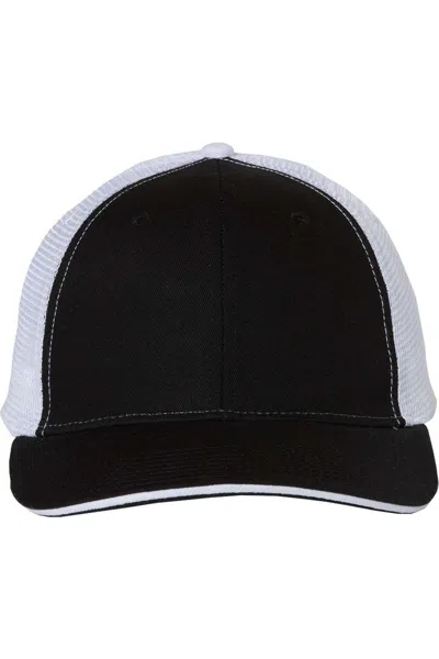 Valucap Sandwich Trucker Cap In Black