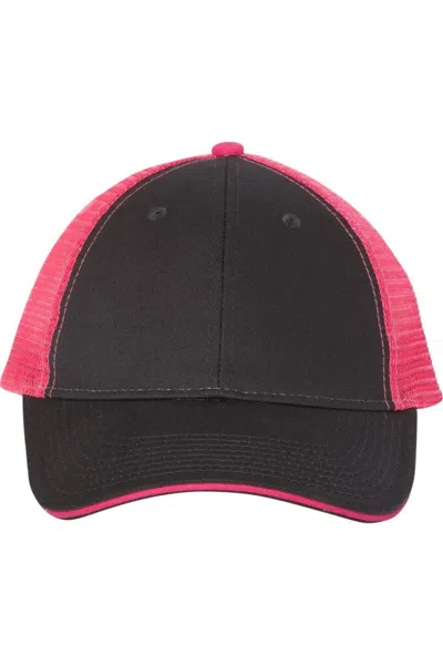 Valucap Sandwich Trucker Cap In Black