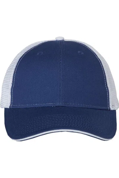 Valucap Sandwich Trucker Cap In Blue