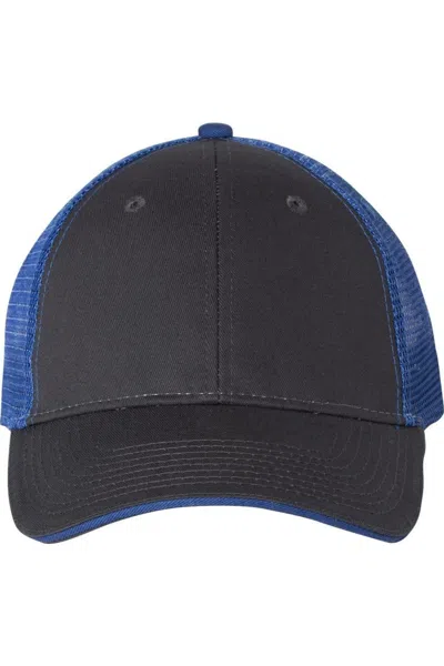 Valucap Sandwich Trucker Cap In Blue