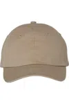 Valucap Small Fit Bio-washed Dad´s Cap In Green