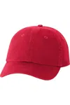 Valucap Small Fit Bio-washed Dad´s Cap In Red