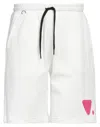 Valvola. Man Shorts & Bermuda Shorts White Size Xl Cotton In White