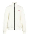Valvola. Man Sweatshirt Ivory Size L Cotton In White