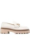 Vamsko 50mm Bea Lug-sole Loafers In Neutral