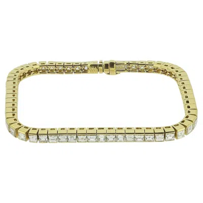 Pre-owned Van Cleef & Arpels 10.00 Carat Diamond Line Bracelet In Multi