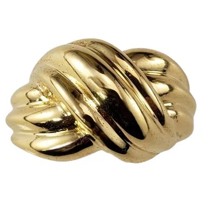Pre-owned Van Cleef & Arpels 18 Karat Yellow Gold Knot Ring Size 6.5 #18459