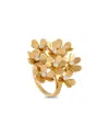 Van Cleef & Arpels Frivole 18k Yellow Gold 0.43ct Diamond Ring Vc08-071625 In Gold