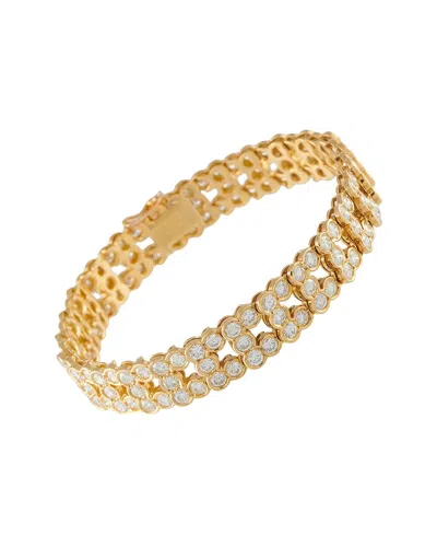 Pre-owned Van Cleef & Arpels 18k 10.50 Ct. Tw. Diamond Bracelet (authentic Pre-loved)