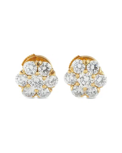 Van Cleef & Arpels 18k 1.46 Ct. Tw. Diamond Earring (authentic Pre-loved)