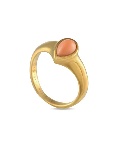 VAN CLEEF & ARPELS VAN CLEEF & ARPELS 18K CORAL RING (AUTHENTIC PRE-LOVED)