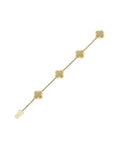 Pre-owned Van Cleef & Arpels 18k Diamond Bracelet (authentic Pre-loved) In Gold