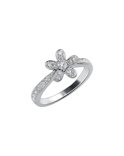 Pre-owned Van Cleef & Arpels 18k Diamond Ring (authentic Pre-loved) In Metallic