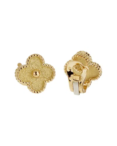 Van Cleef & Arpels 18k Earrings (authentic Pre-loved) In Gold
