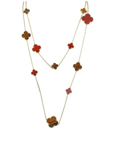 Van Cleef & Arpels 18k Gemstone Necklace (authentic Pre-loved) In Gold