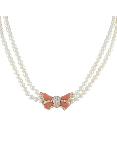 Van Cleef & Arpels 18k Gemstone Necklace (authentic Pre-loved) In White