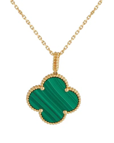 VAN CLEEF & ARPELS VAN CLEEF & ARPELS 18K MALACHITE NECKLACE (AUTHENTIC PRE-LOVED)