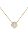 Van Cleef & Arpels 18k Mother Of Pearl Necklace (authentic Pre-loved) In Gold