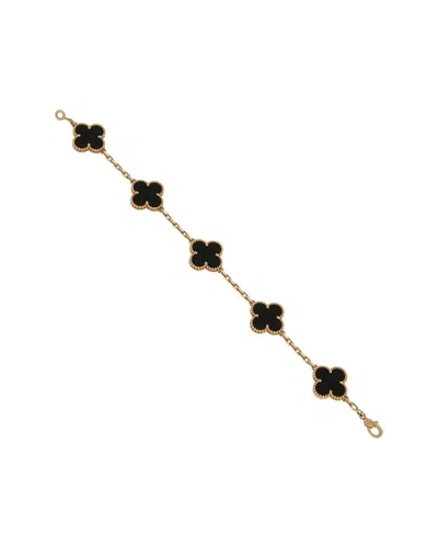 Pre-owned Van Cleef & Arpels 18k Onyx Bracelet (authentic Pre-loved)