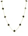 Van Cleef & Arpels 18k Onyx Necklace (authentic Pre-loved) In Gold