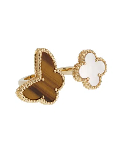 Van Cleef & Arpels 18k Ring (authentic Pre-loved) In Pattern