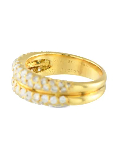 Pre-owned Van Cleef & Arpels 18k Yellow Gold Diamond Ring