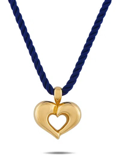 Pre-owned Van Cleef & Arpels 18k Yellow Gold Heart-pendant Necklace