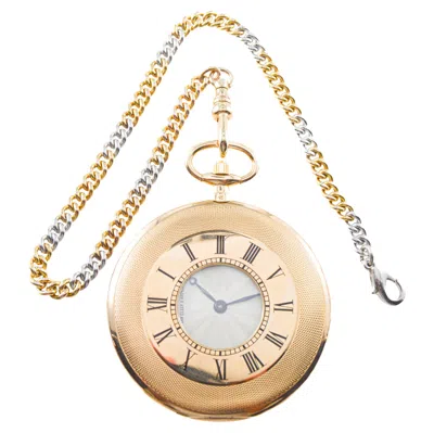 Pre-owned Van Cleef & Arpels 18kt. Art Deco Ultra Thin Pocket Watch, Circa 1930's In Multi