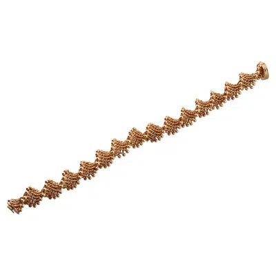 Pre-owned Van Cleef & Arpels 1960s Twisted Link Gold Bracelet In Multi