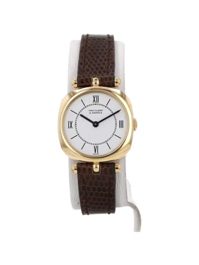 Pre-owned Van Cleef & Arpels 1980s La Collection 25mm Watch In White