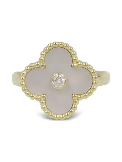 Pre-owned Van Cleef & Arpels 2010 18kt Yellow Gold Alhambra Ring