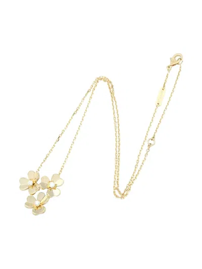 Pre-owned Van Cleef & Arpels 2010 18kt Yellow Gold Frivole 3 Necklace