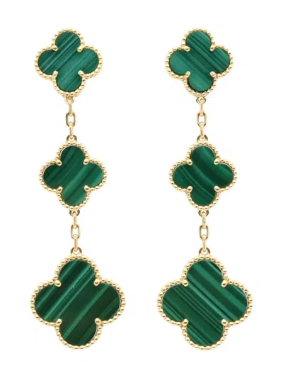 Pre-owned Van Cleef & Arpels 2010 18kt Yellow Gold Magic Alhambra Earrings
