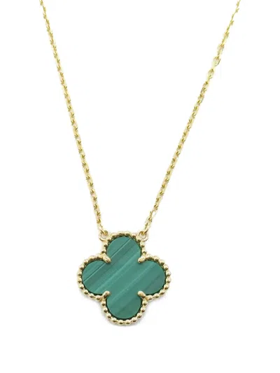 Pre-owned Van Cleef & Arpels 2010s 18k Yellow Gold Alhambra Necklace