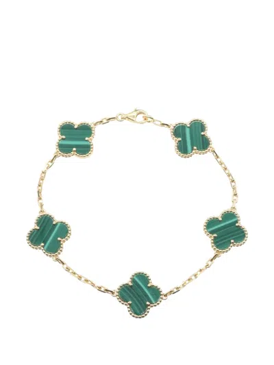 Pre-owned Van Cleef & Arpels 2010s Alhambra Lobster-claw-fastening Bracelet In Gold
