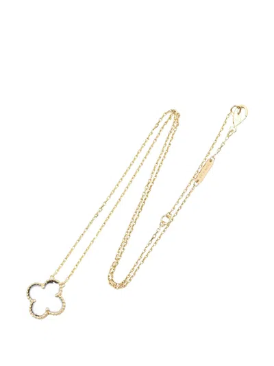 Pre-owned Van Cleef & Arpels 2010s Alhambra Necklace In Gold