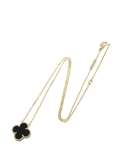 Pre-owned Van Cleef & Arpels 2010s Alhambra Necklace In Gold