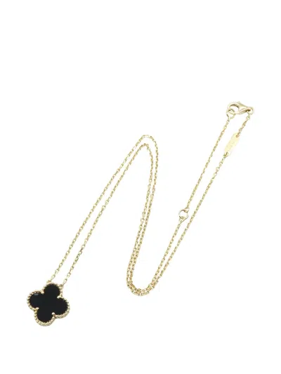 Pre-owned Van Cleef & Arpels 2010s Alhambra Pendant Necklace In Gold