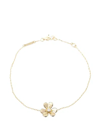 Pre-owned Van Cleef & Arpels 2010s Frivole Diamond Bracelet In Gold