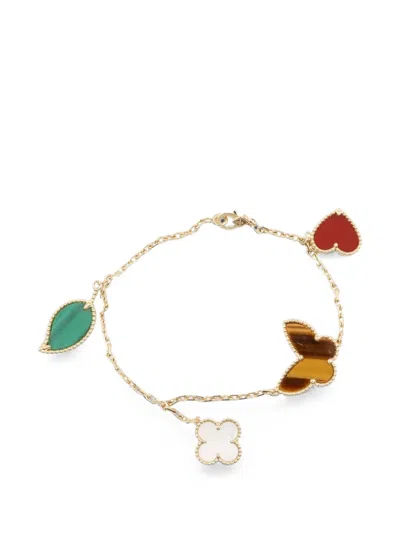Pre-owned Van Cleef & Arpels 2010s Lucky Alhambra 4-motifs Bracelet In 金色