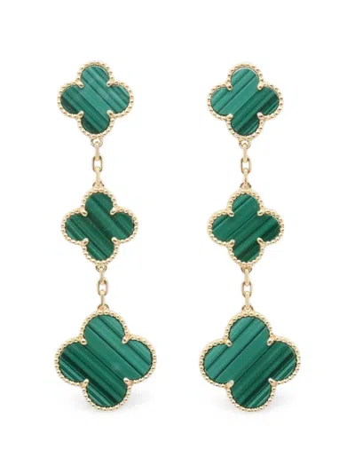 Pre-owned Van Cleef & Arpels 2010s Magic Alhambra Earrings In Gold