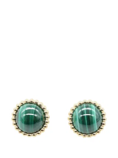 Pre-owned Van Cleef & Arpels 2010s Perlée Kurul Earrings In Gold